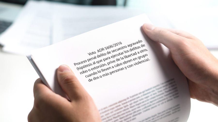 proceso penal delito de secuestro