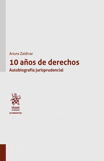Portada Libro 10 años de derechos Autobiografía jurisprudencial