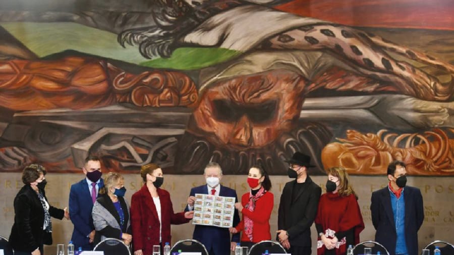 conmemoracion centenario muralismo en México